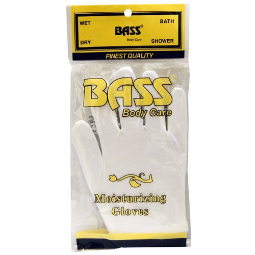 Bass Brushes, Moisturizing Gloves, White, 1 Pair Review