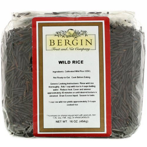 Bergin Fruit and Nut Company, Wild Rice, 16 oz (454 g) Review