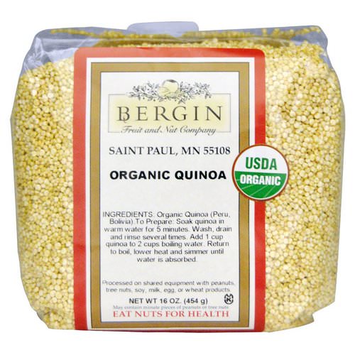 Bergin Fruit and Nut Company, Organic Quinoa, 16 oz (454 g) Review
