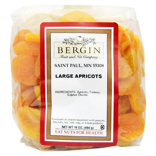 Bergin Fruit and Nut Company, Turkish Jumbo Apricots, 16 oz Review