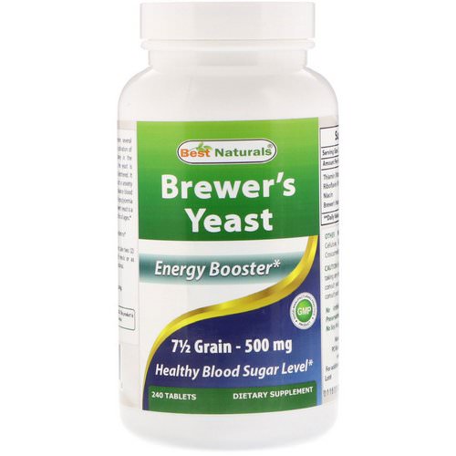 Best Naturals, Brewer's Yeast, 500 mg, 240 Tablets Review