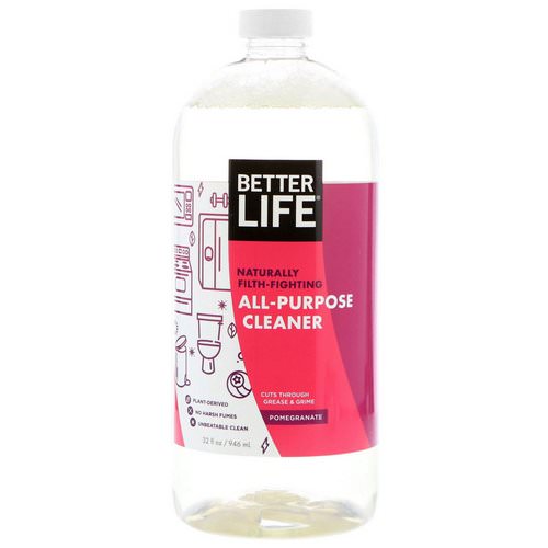 Better Life, All-Purpose Cleaner, Pomegranate, 32 fl oz (946 ml) Review