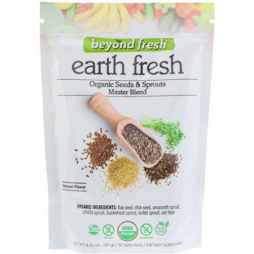 Beyond Fresh, Earth Fresh, Organic Seeds & Sprouts Master Blend, Natural Flavor, 6.35 oz (180 g) Review