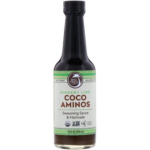 Big Tree Farms, Organic Coco Aminos, Seasoning Sauce & Marinade, Gingery Lime, 10 fl oz (296 ml) Review