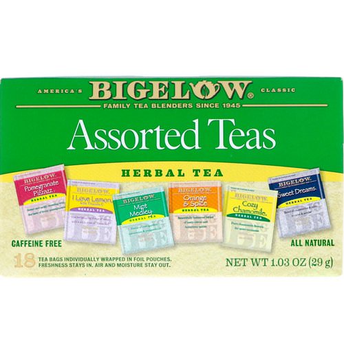 Bigelow, Assorted Teas, 18 Tea Bags, 1.03 oz (29 g) Review