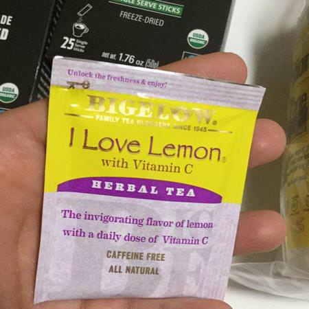 Herbal Tea, I Love Lemon with Vitamin C, Caffeine Free