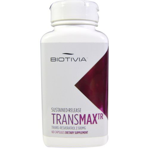 Biotivia, TransmaxTR, Trans-Resveratrol, 500 mg, 60 Capsules Review