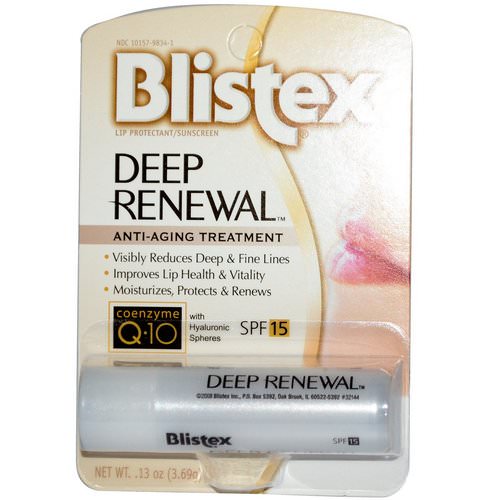 Blistex, Deep Renewal, Anti-Aging Treatment, Lip Protectant/Sunscreen, SPF 15, .13 oz (3.69 g) Review