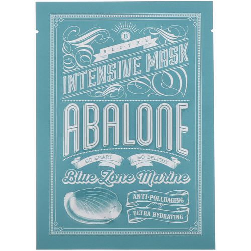 Blithe, Blue Zone Marine, Intensive Mask, Abalone, 8 Sheets Review