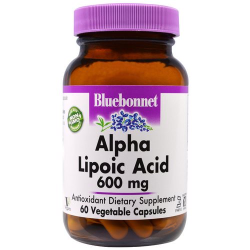 Bluebonnet Nutrition, Alpha Lipoic Acid, 600 mg, 60 Veggie Caps Review