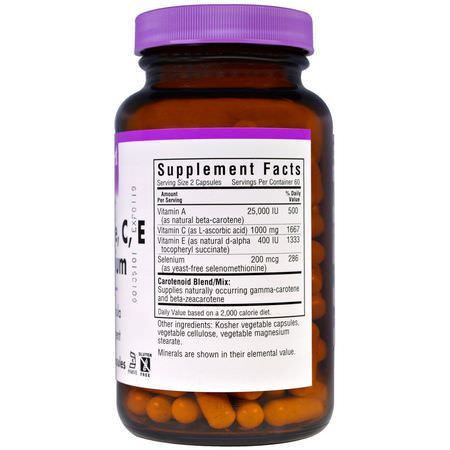 Antioxidant Formulas, Beta Carotene, Antioxidants, Supplements