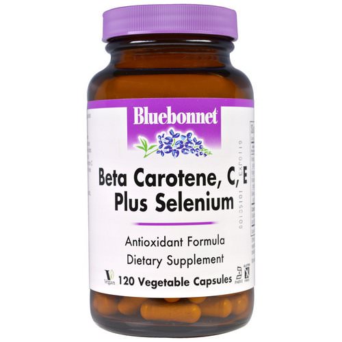 Bluebonnet Nutrition, Beta Carotene, C, E Plus Selenium, 120 Veggie Caps Review