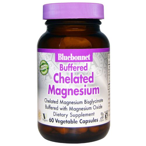 Bluebonnet Nutrition, Buffered Chelated Magnesium, 60 Veggie Caps Review