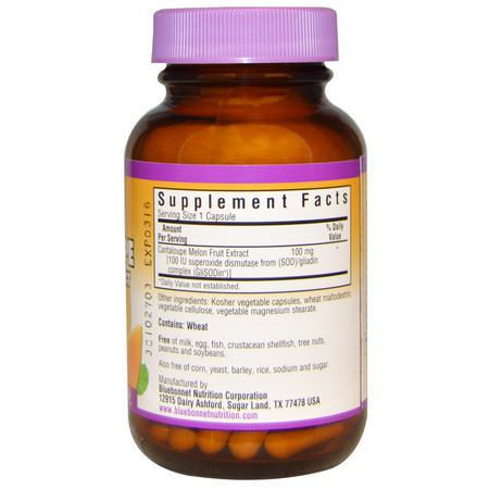 Superoxide Dismutase SOD, Antioxidants, Supplements