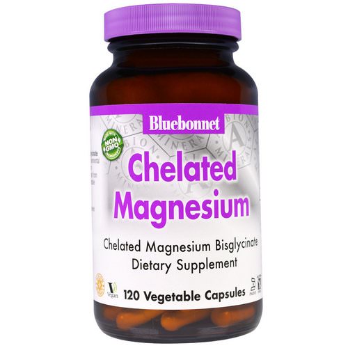 Bluebonnet Nutrition, Chelated Magnesium, 120 Veggie Caps Review