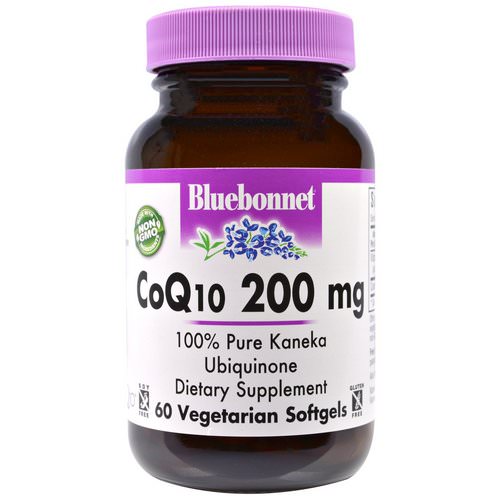 Bluebonnet Nutrition, CoQ10, 200 mg, 60 Veggie Softgels Review