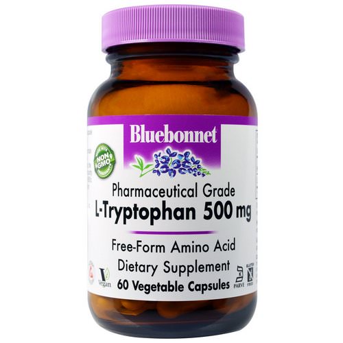 Bluebonnet Nutrition, L-Tryptophan, 500 mg, 60 Veggie Caps Review