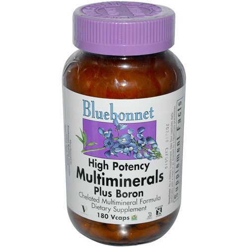 Bluebonnet Nutrition, Multiminerals, Plus Boron, 180 Vcaps Review