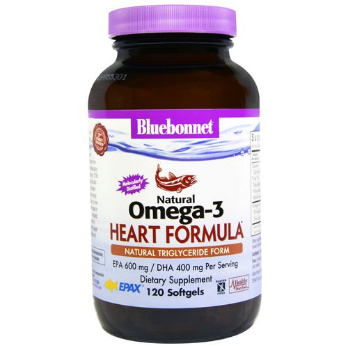 Bluebonnet Nutrition, Natural Omega-3 Heart Formula, 120 Softgels Review