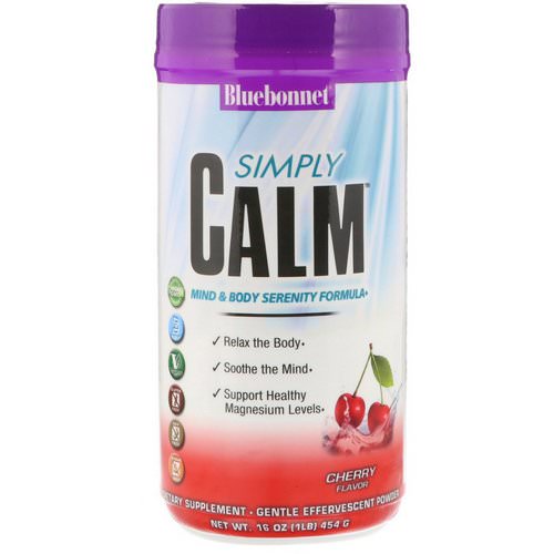 Bluebonnet Nutrition, Simply Calm, Cherry Flavor, 16 oz (454 g) Review