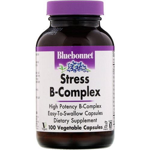 Bluebonnet Nutrition, Stress B-Complex, 100 Vegetable Capsules Review