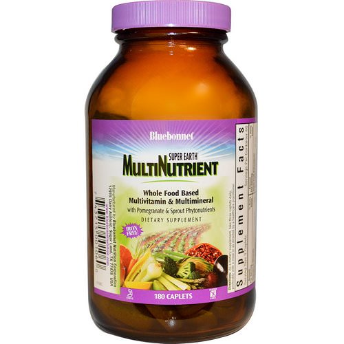 Bluebonnet Nutrition, Super Earth Multinutrient, Iron Free, 180 Caplets Review