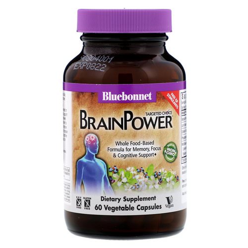 Bluebonnet Nutrition, Targeted Choice, BrainPower, 60 Vegetable Capsules Review