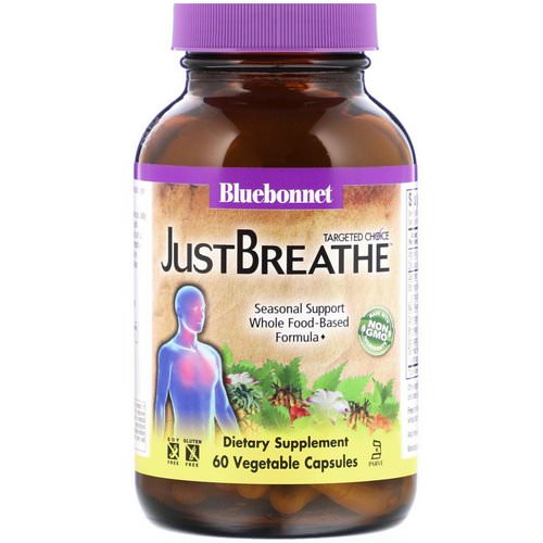 Bluebonnet Nutrition, Targeted Choice, JustBreathe, 60 Vegetable Capsules Review