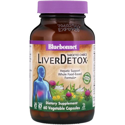 Bluebonnet Nutrition, Targeted Choice, Liver Detox, 60 Vegetable Capsules Review
