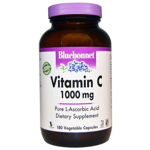 Bluebonnet Nutrition, Vitamin C, 1000 mg, 180 Veggie Caps Review