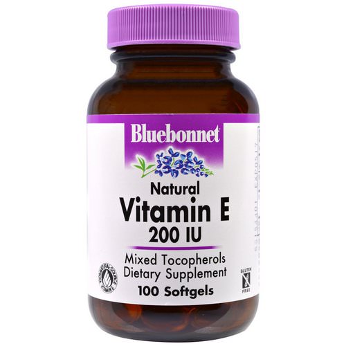 Bluebonnet Nutrition, Vitamin E, 200 IU, 100 Softgels Review