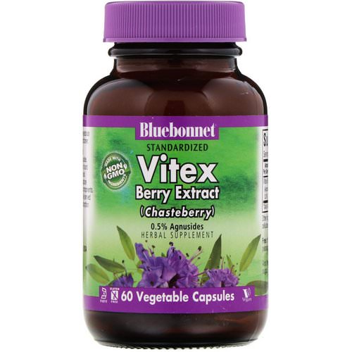 Bluebonnet Nutrition, Vitex Berry Extract, 60 Vegetable Capsules Review