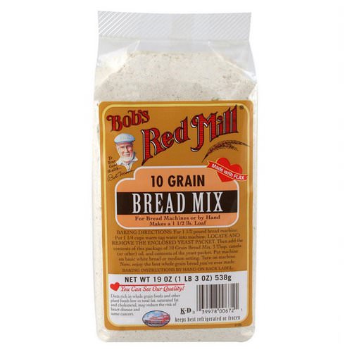 Bob's Red Mill, 10 Grain, Bread Mix, 19 oz (538 g) Review