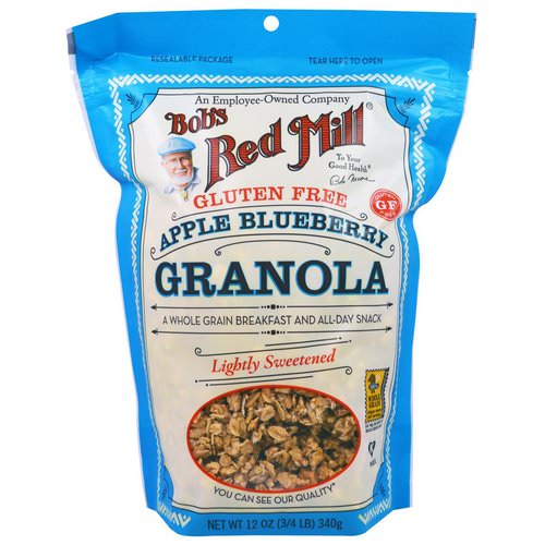 Bob's Red Mill, Apple Blueberry Granola, Gluten Free, 12 oz (340 g) Review
