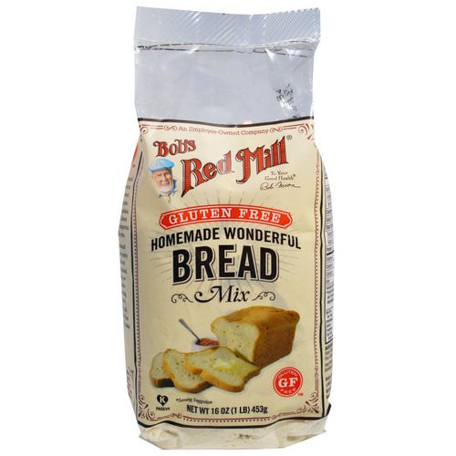 Bob's Red Mill, Homemade Wonderful Bread Mix, Gluten Free, 16 oz (453 g) Review