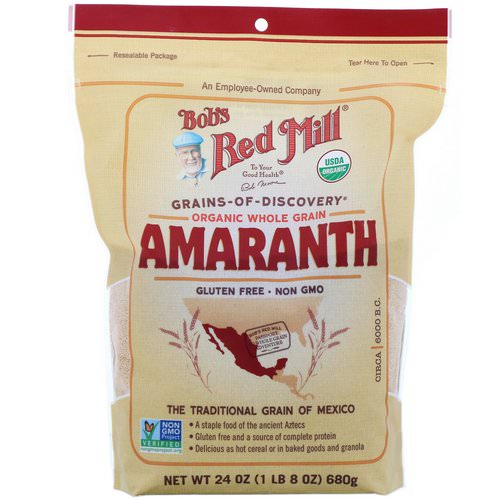 Bob's Red Mill, Organic Amaranth, Whole Grain, 24 oz (680 g) Review