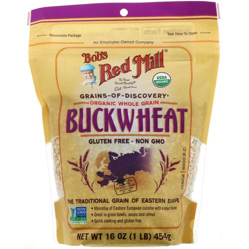 Bob's Red Mill, Organic Buckwheat, Whole Grain, 16 oz (454 g) Review