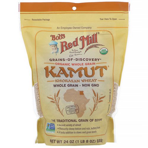 Bob's Red Mill, Organic Kamut, Whole Grain, 24 oz (680 g) Review