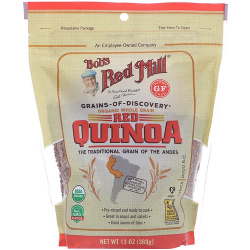 Bob's Red Mill, Organic, Whole Grain Red Quinoa, 13 oz (369 g) Review