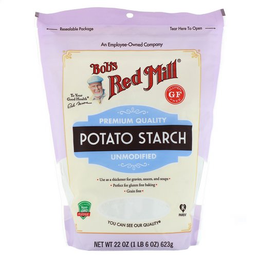 Bob's Red Mill, Potato Starch, Unmodified, Gluten Free, 22 oz (623 g) Review