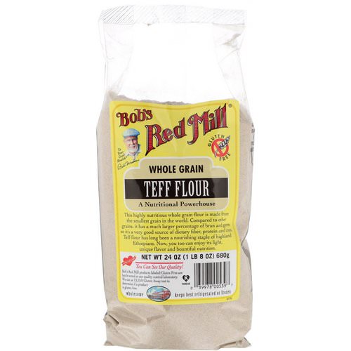 Bob's Red Mill, Teff Flour, Whole Grain, 24 oz (680 g) Review