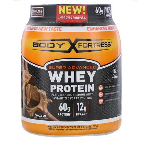 Body Fortress, Super Advanced Whey Protein, Chocolate, 2 lb (907 g) Review