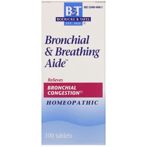 Boericke & Tafel, Bronchial & Breathing Aide, 100 Tablets Review