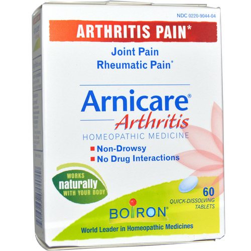 Boiron, Arnicare, Arthritis, 60 Quick-Dissolving Tablets Review