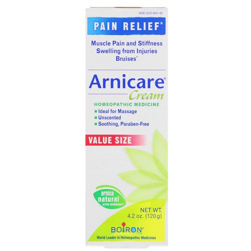 Boiron, Arnicare Cream, Unscented, 4.2 oz (120 g) Review