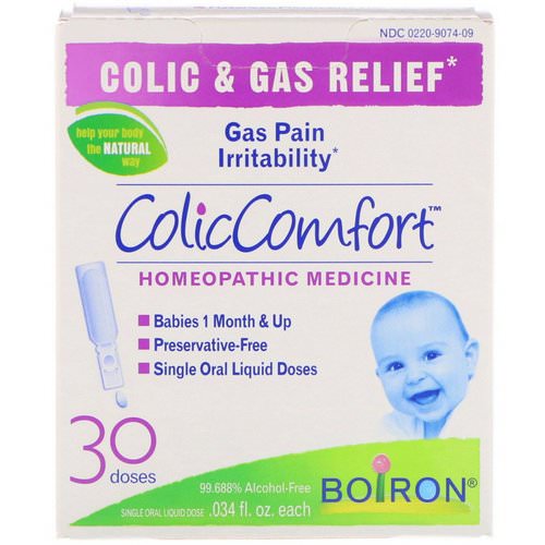 Boiron, ColicComfort, Colic & Gas Relief, 30 Doses, .034 fl oz Each Review