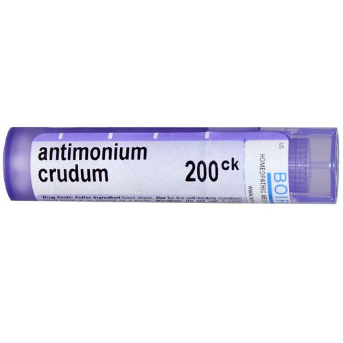 Boiron, Single Remedies, Antimonium Crudum, 200CK, Approx. 80 Pellets Review