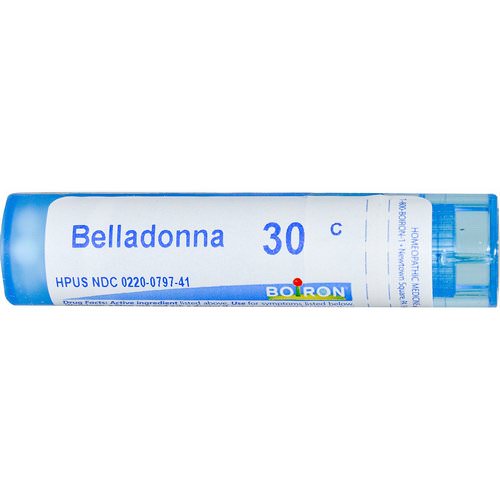 Boiron, Single Remedies, Belladonna, 30C, 80 Pellets Review