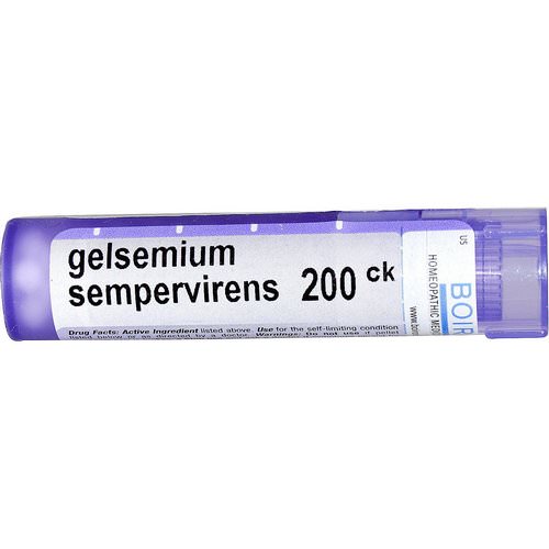 Boiron, Single Remedies, Gelsemium Sempervirens, 200CK, Approx 80 Pellets Review
