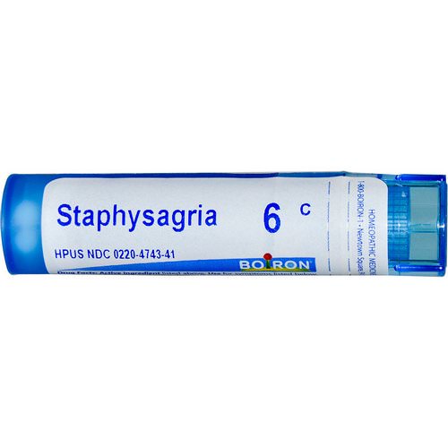 Boiron, Single Remedies, Staphysagria, 6C, Approx 80 Pellets Review
